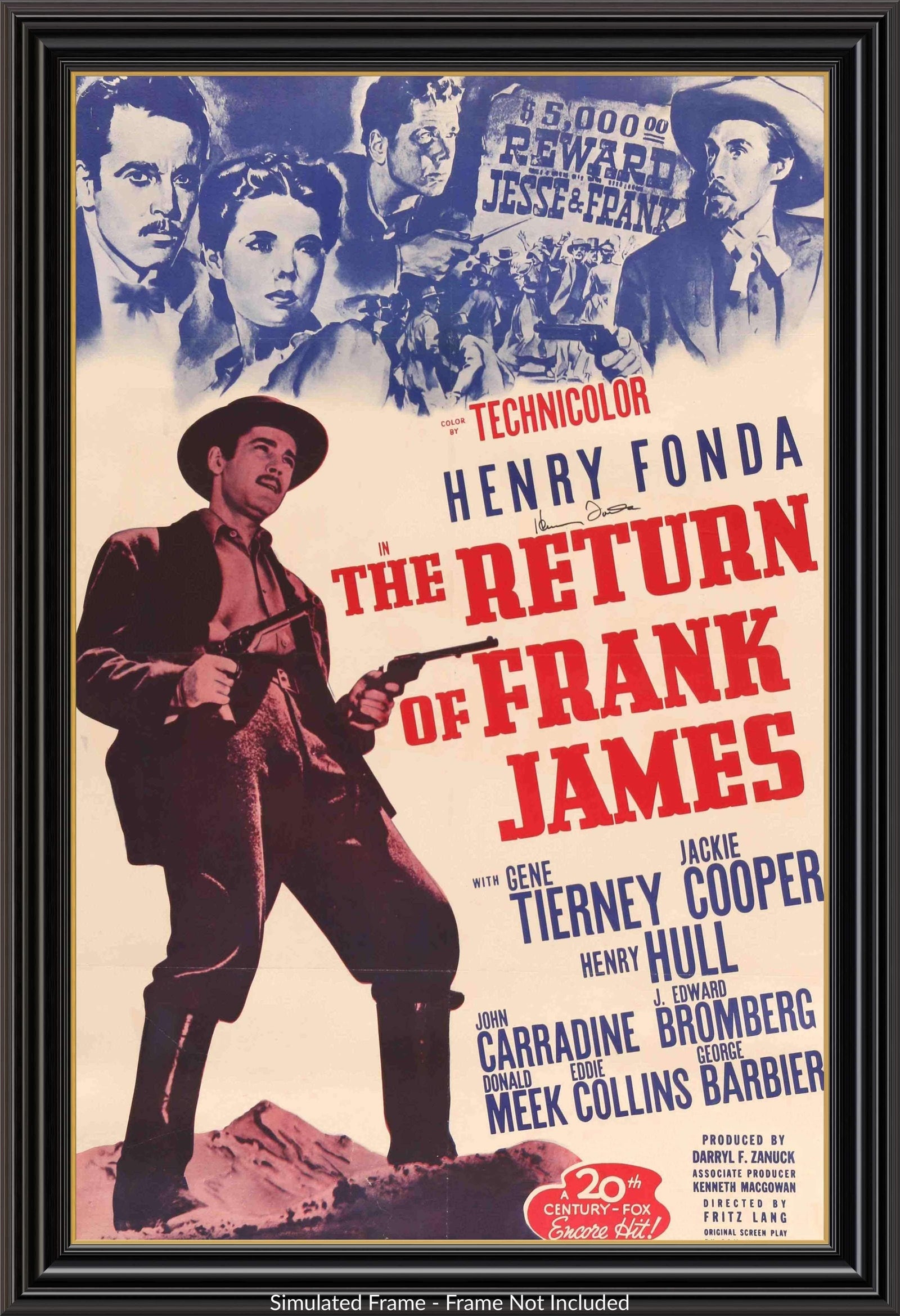 Return of Frank James (1940) original movie poster for sale at Originalfilmart