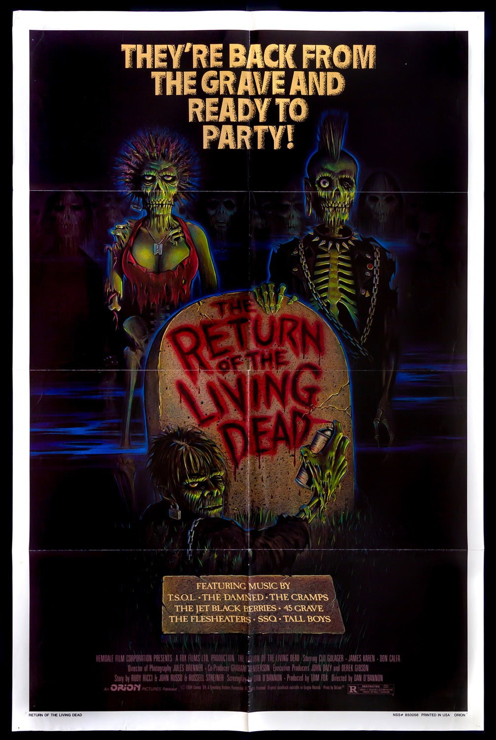 Return of the Living Dead (1985) original movie poster for sale at Originalfilmart