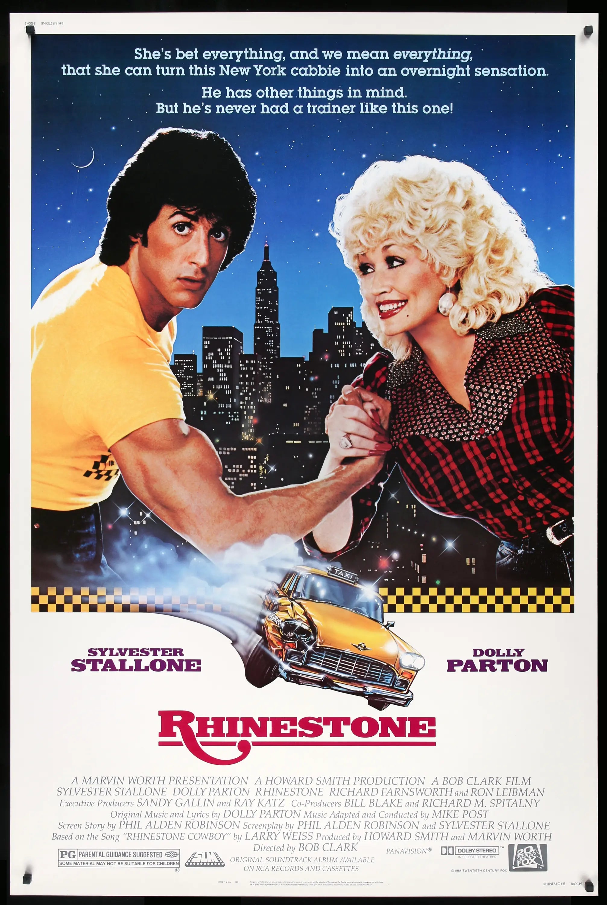 Rhinestone (1984) original movie poster for sale at Originalfilmart
