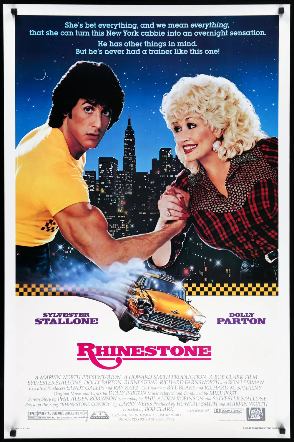 Rhinestone (1984) original movie poster for sale at Originalfilmart