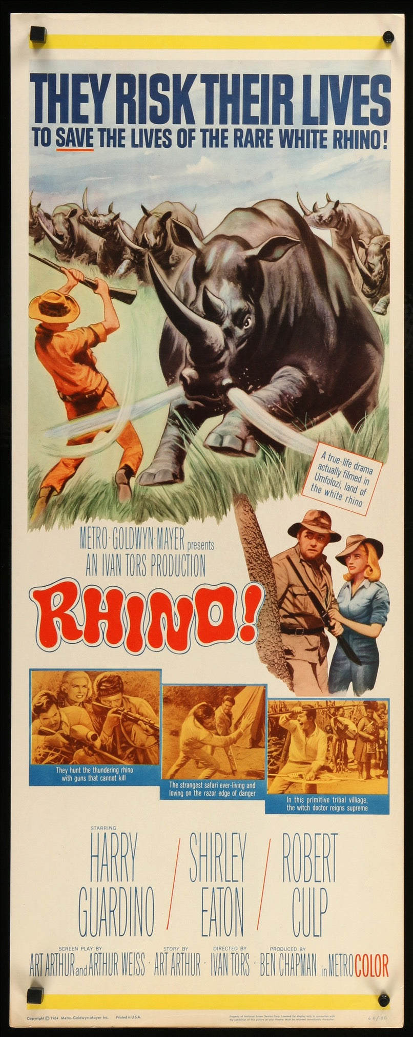 Rhino! (1964) original movie poster for sale at Originalfilmart