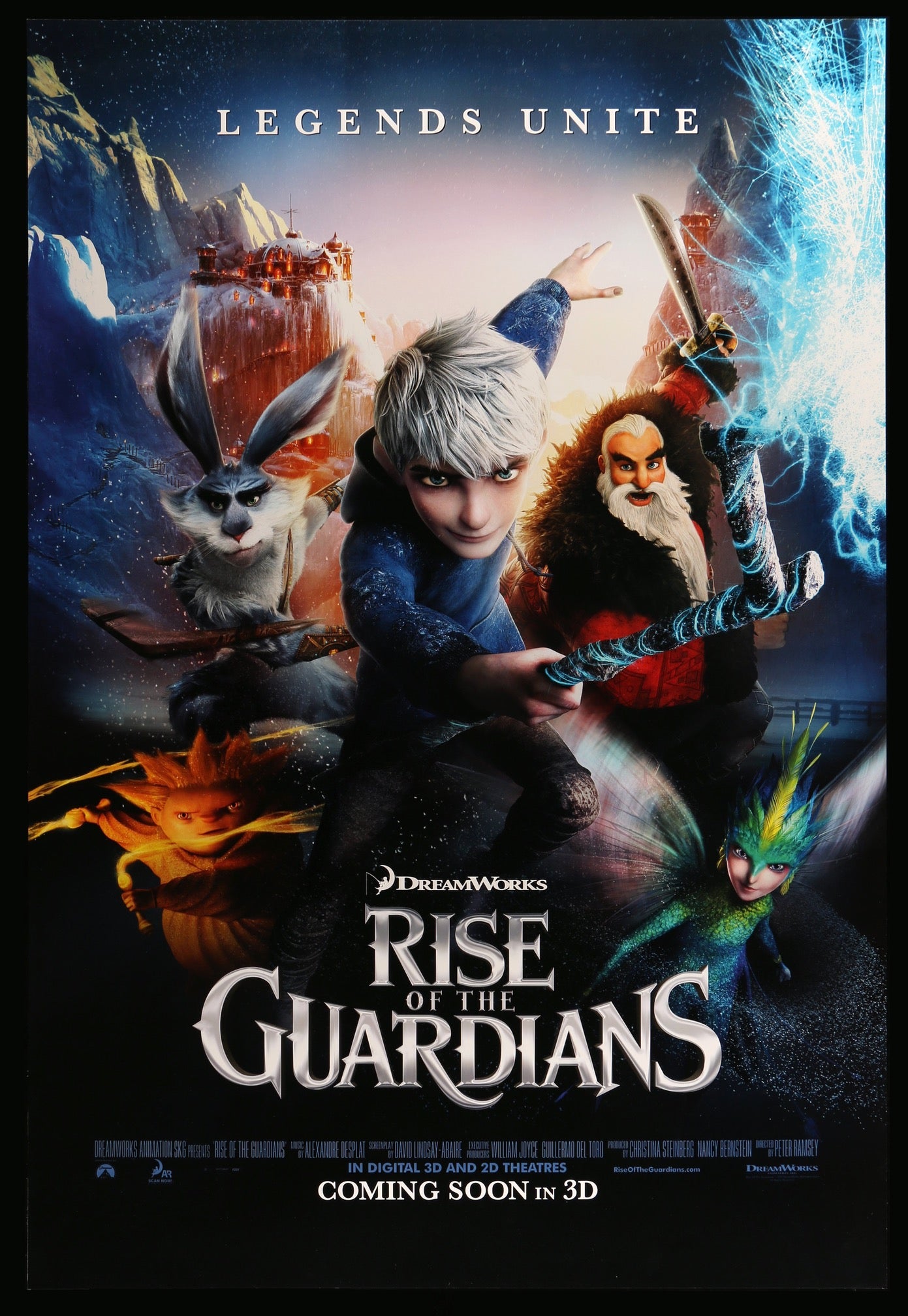 Rise Of The Guardians (2012) original movie poster for sale at Originalfilmart