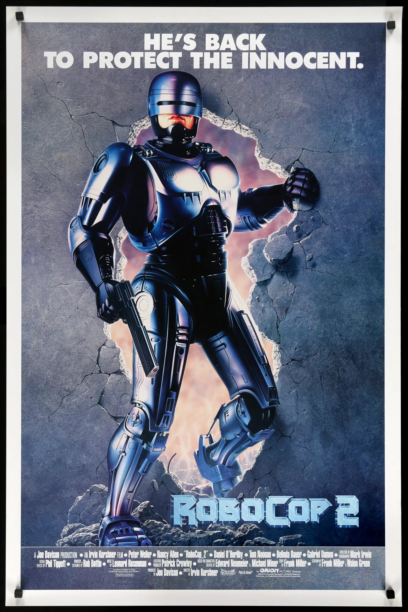 Robocop 2 (1990) original movie poster for sale at Originalfilmart