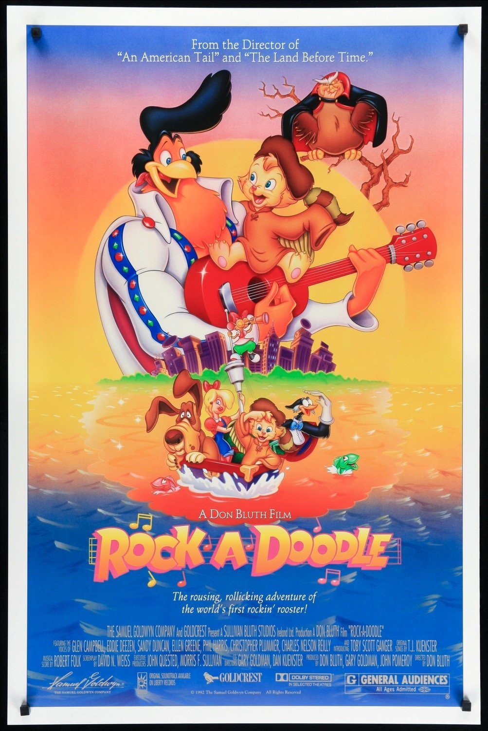 Rock-A-Doodle (1991) original movie poster for sale at Originalfilmart