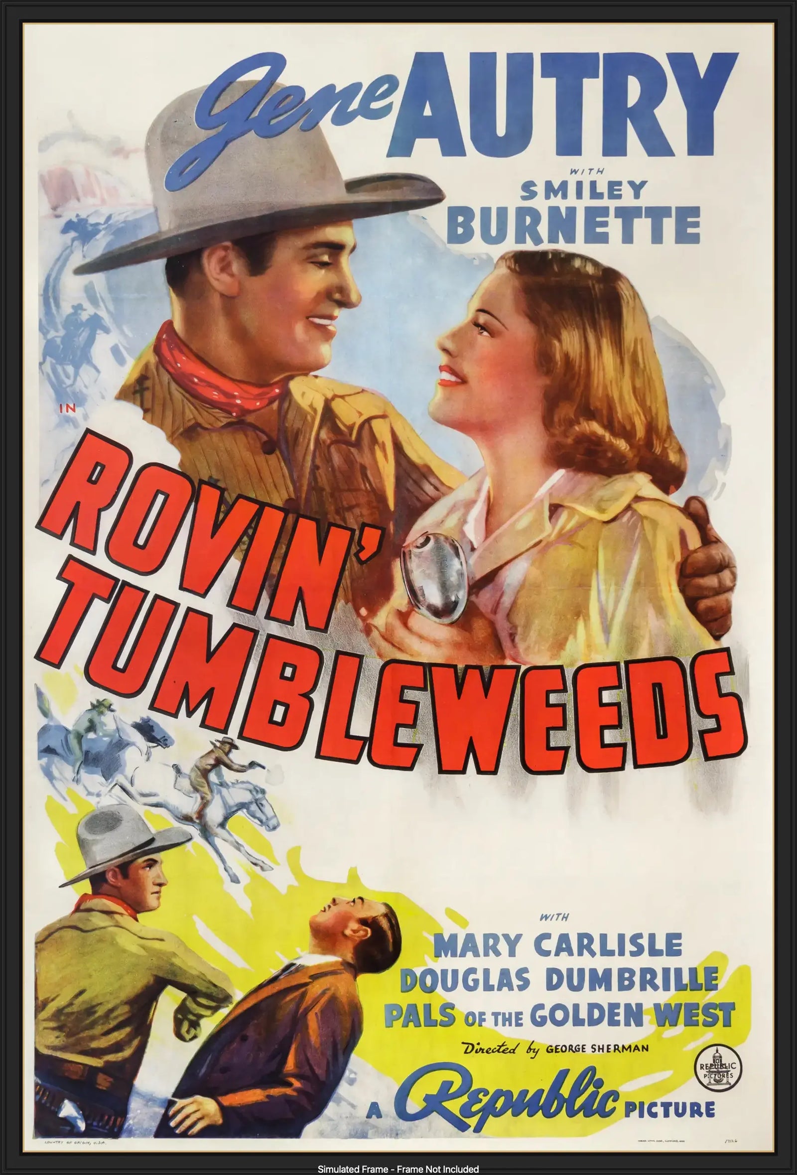 Rovin' Tumbleweeds (1939) original movie poster for sale at Originalfilmart