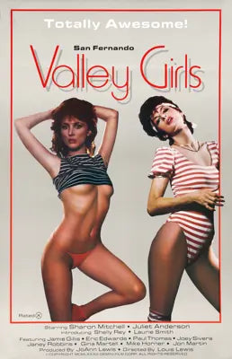 San Fernando Valley Girls (1988) original movie poster for sale at Originalfilmart