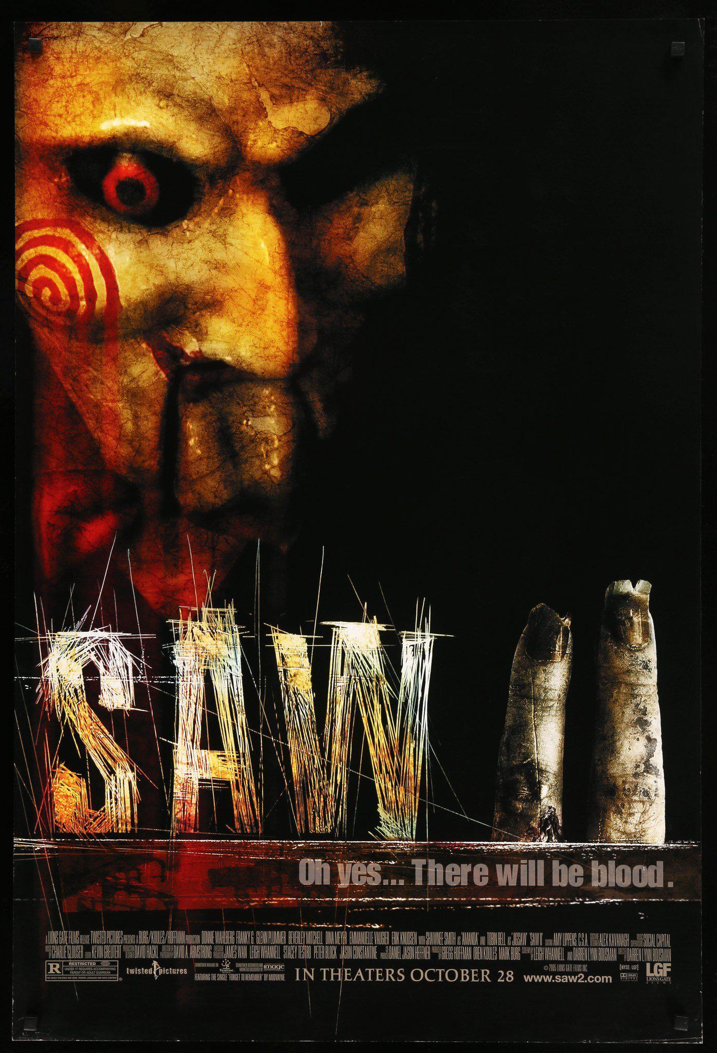 Saw II (2005) original movie poster for sale at Originalfilmart