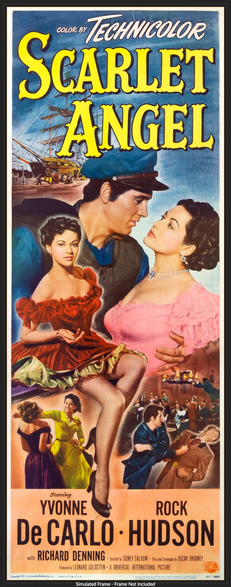 Scarlet Angel (1952) original movie poster for sale at Originalfilmart