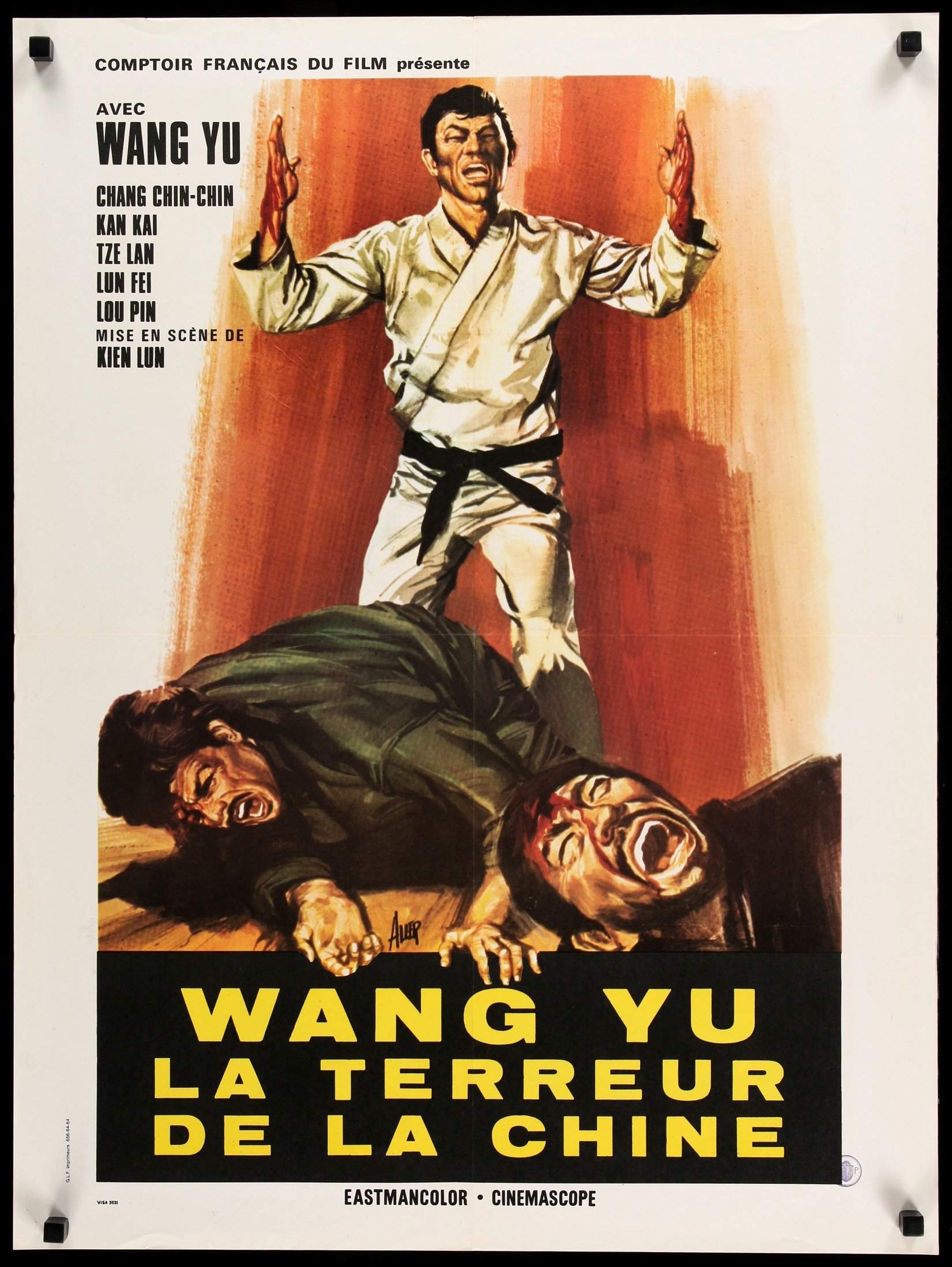 Wang Yu: Ten Fingers of Steel (1973) original movie poster for sale at Originalfilmart