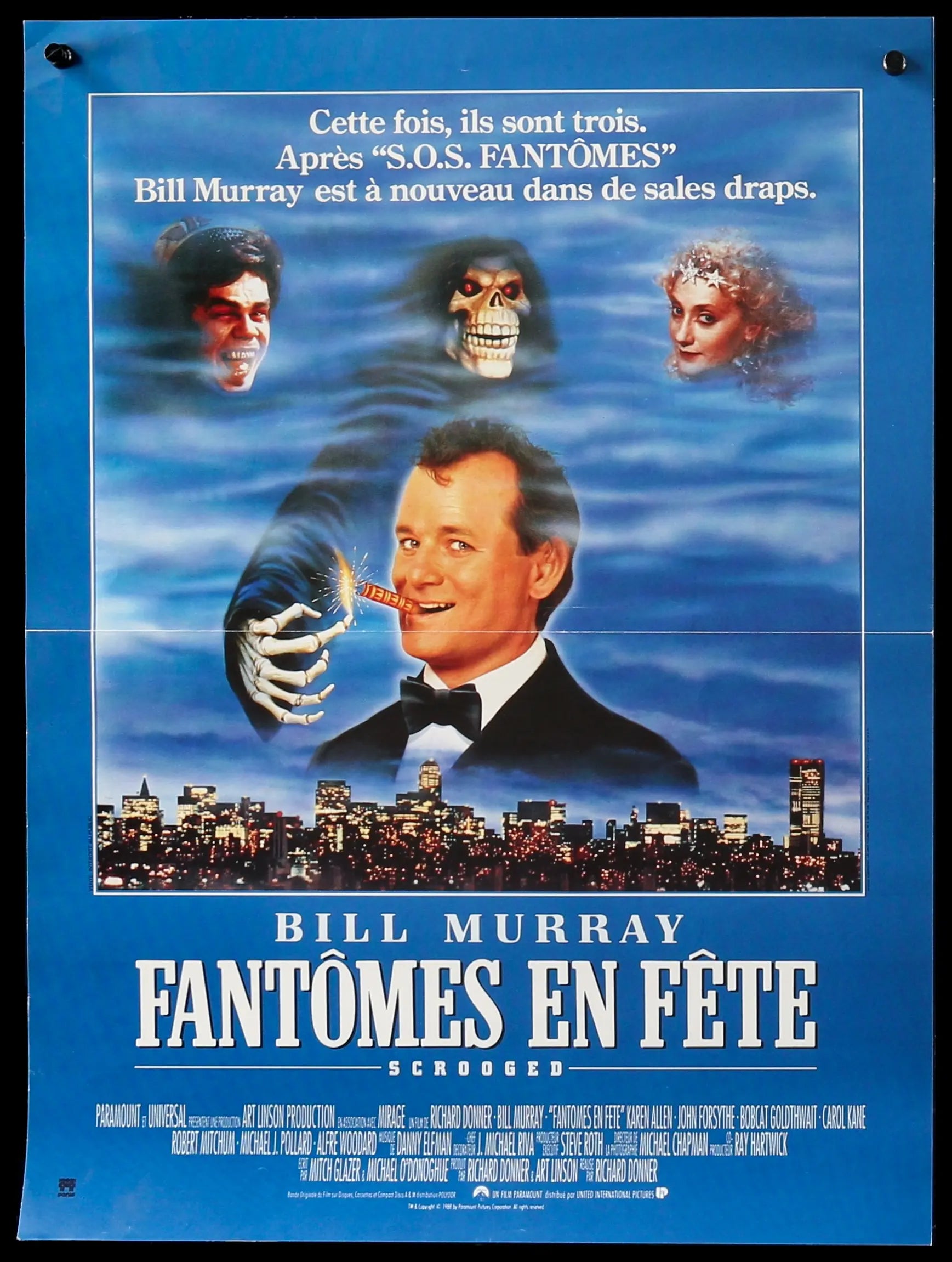 Scrooged (1988) original movie poster for sale at Originalfilmart