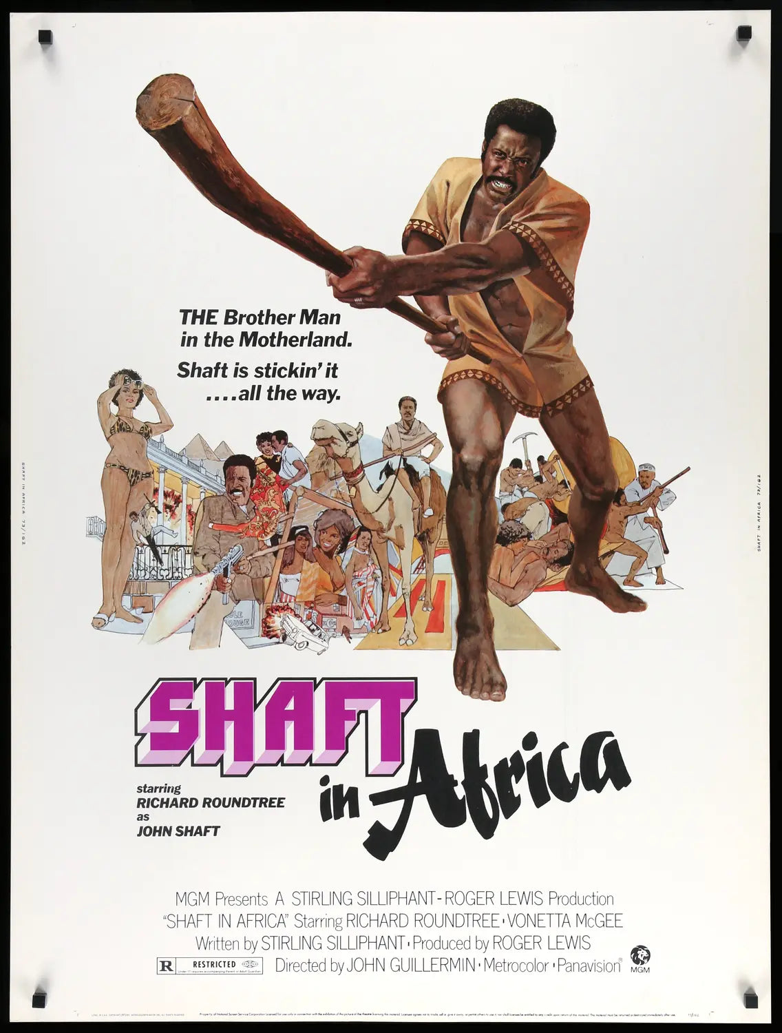 Shaft in Africa (1973) original movie poster for sale at Originalfilmart