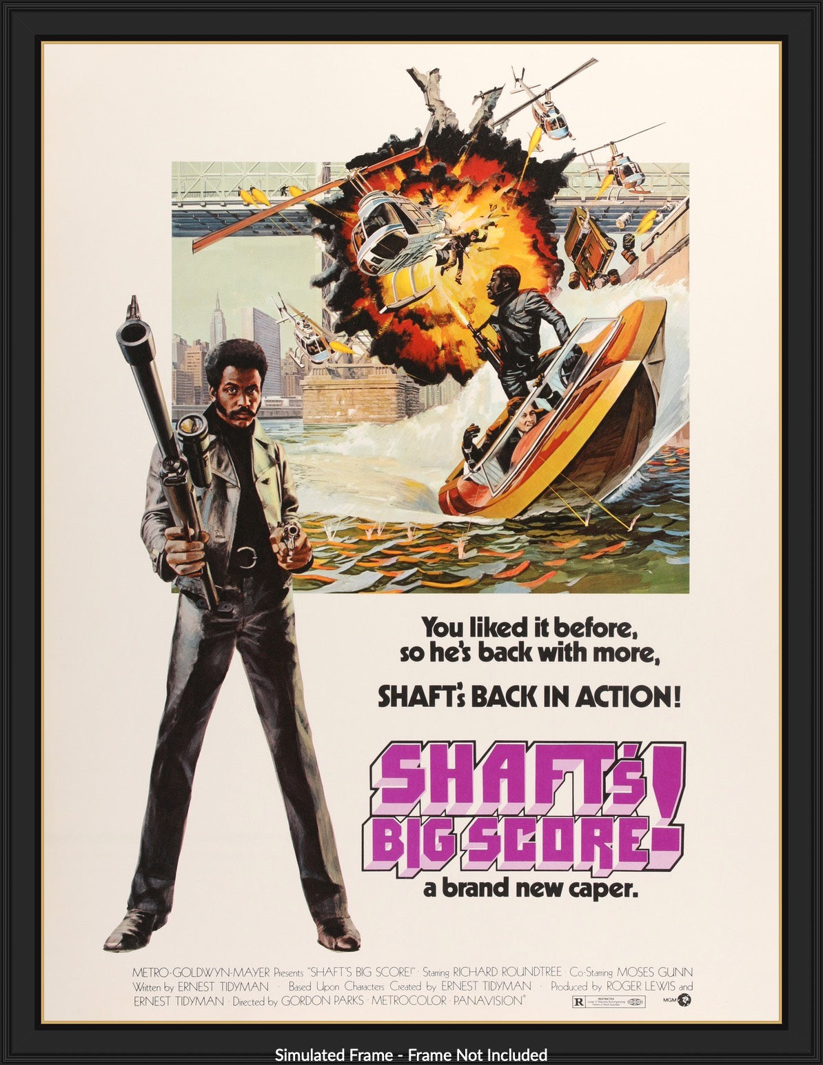 Shaft's Big Score (1972) original movie poster for sale at Originalfilmart
