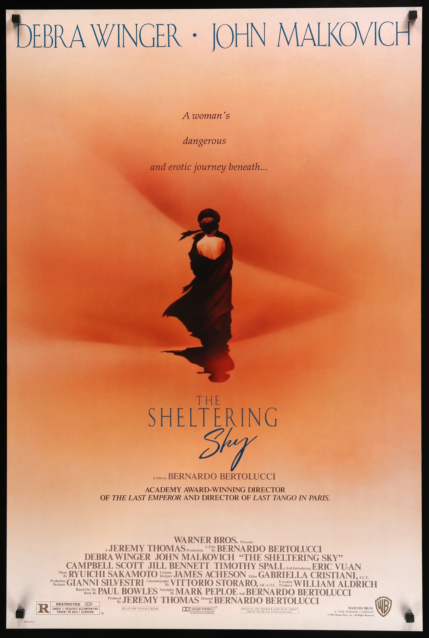 Sheltering Sky (1990) original movie poster for sale at Originalfilmart