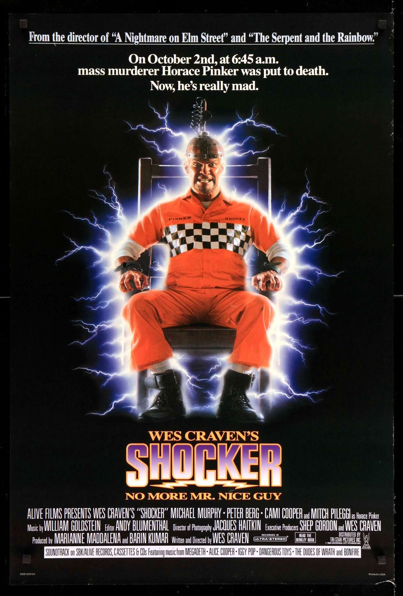 Shocker (1989) original movie poster for sale at Originalfilmart