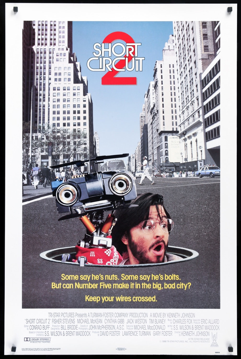 Short Circuit 2 (1988) original movie poster for sale at Originalfilmart