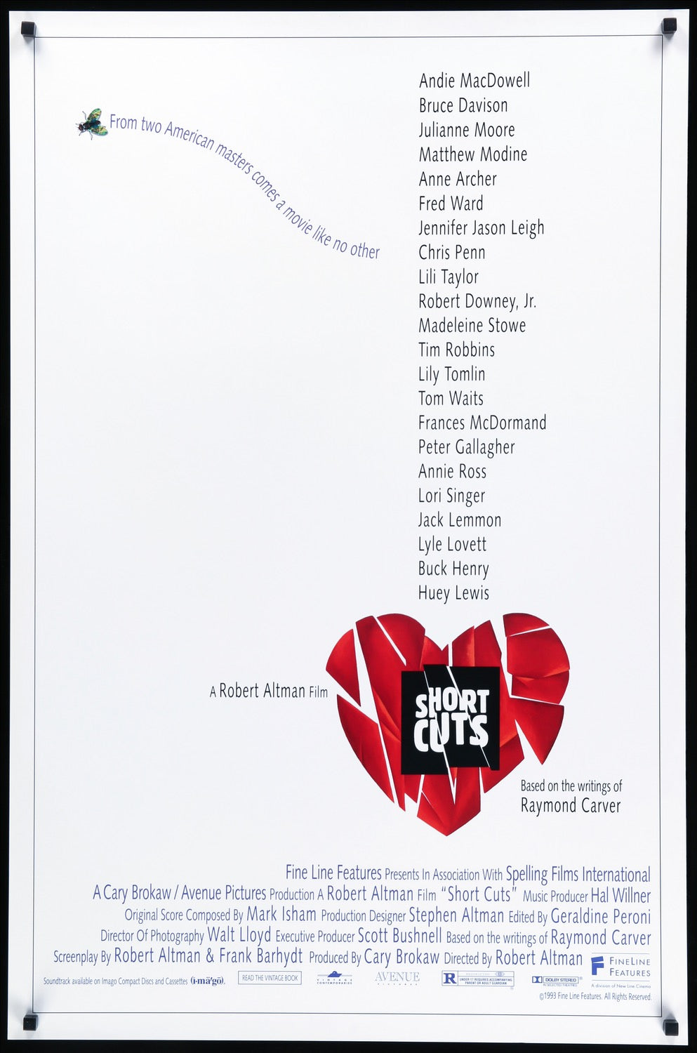 Short Cuts (1993) original movie poster for sale at Originalfilmart