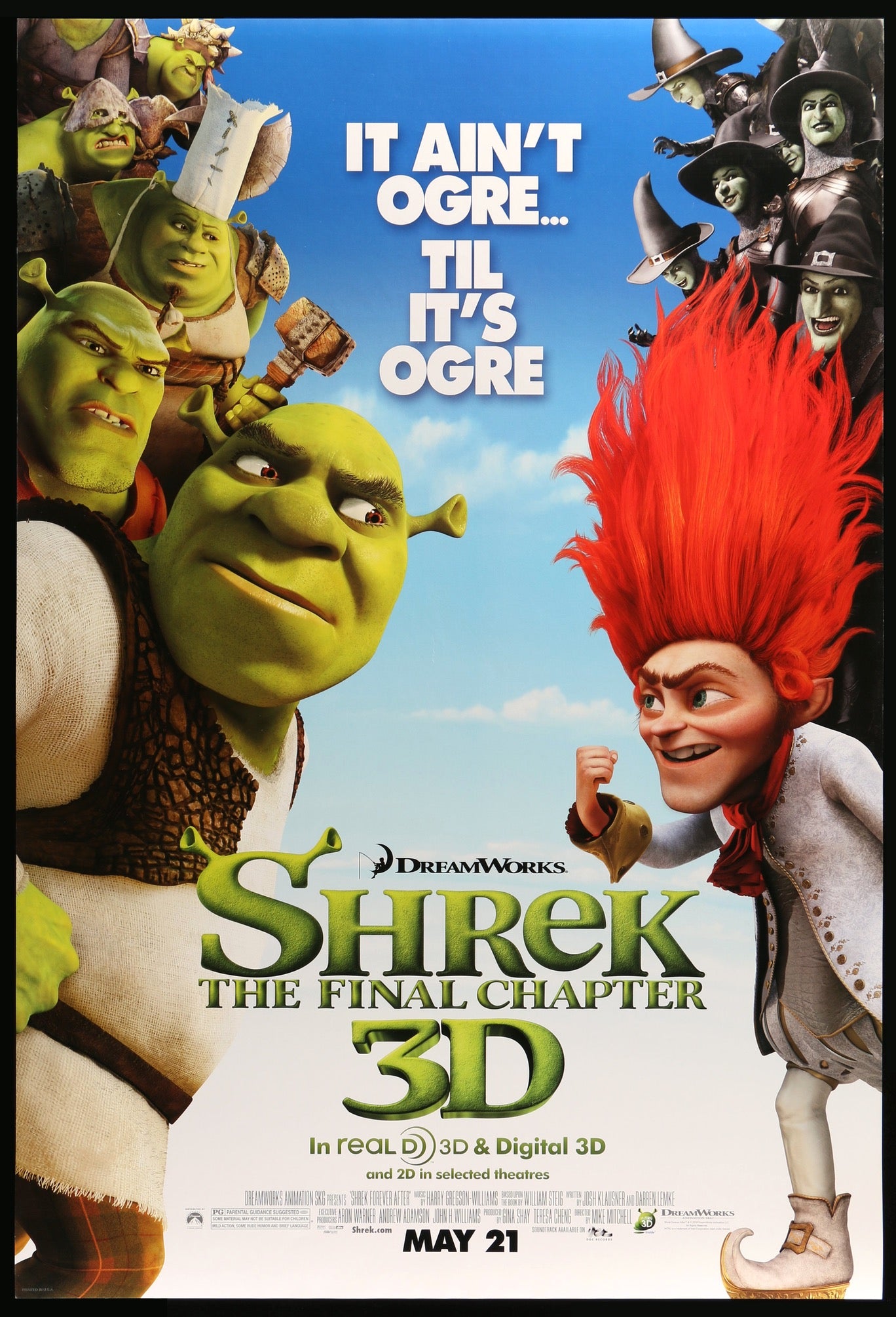 Shrek Forever After (2010) original movie poster for sale at Originalfilmart