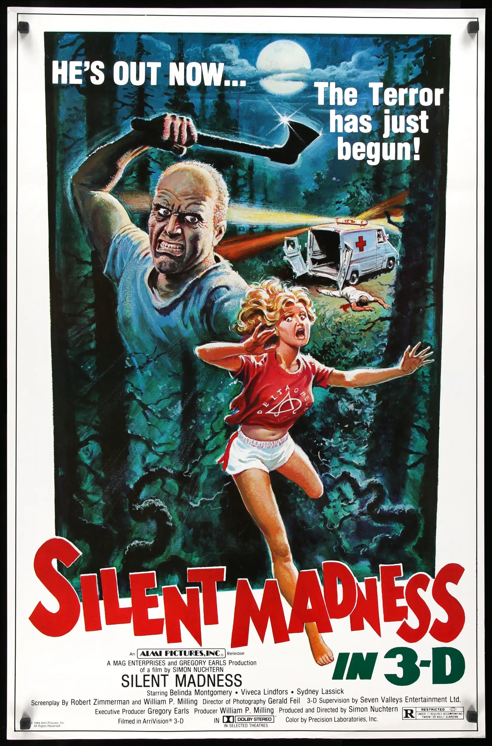 Silent Madness (1984) original movie poster for sale at Originalfilmart