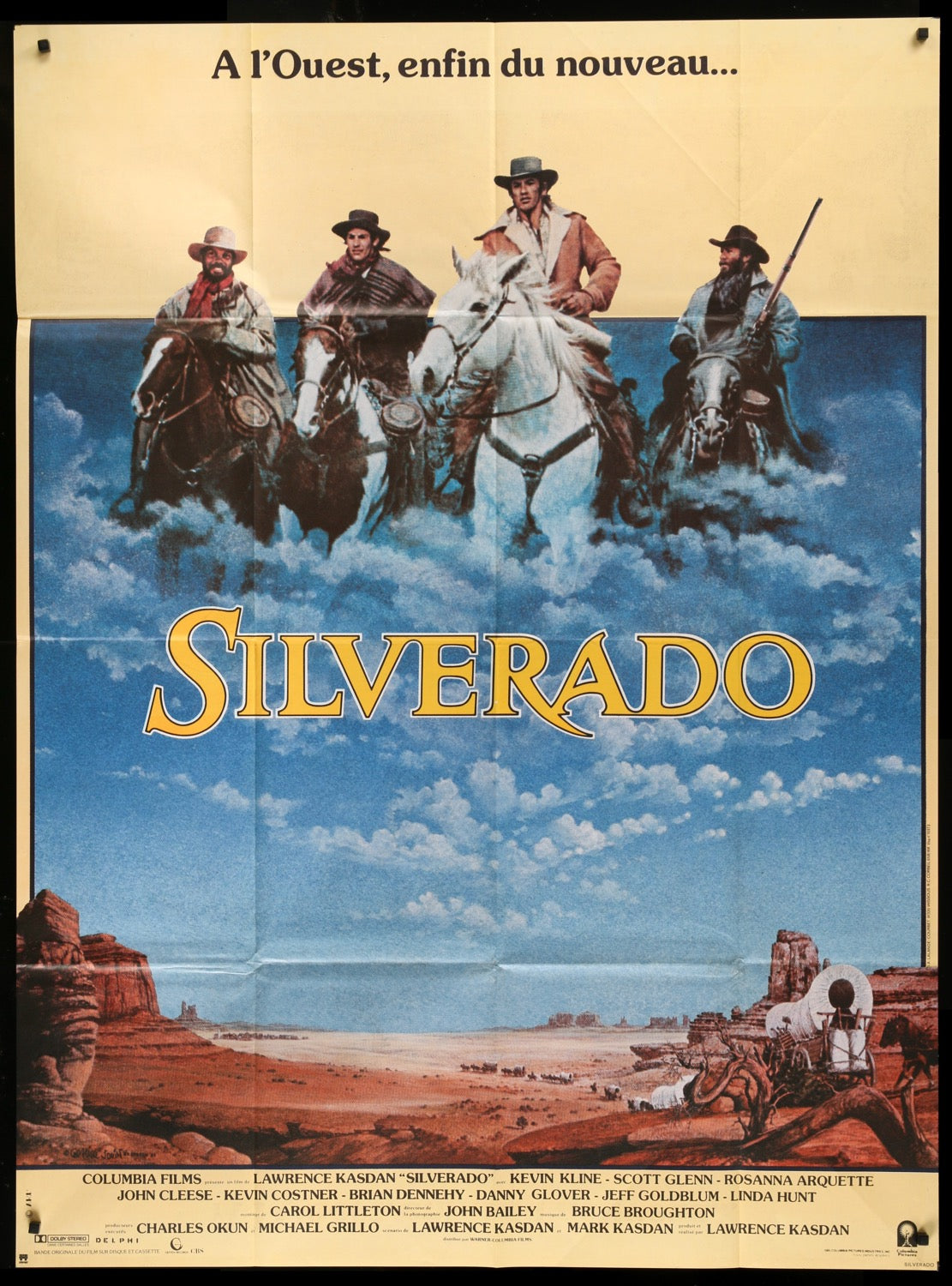 Silverado (1985) original movie poster for sale at Originalfilmart