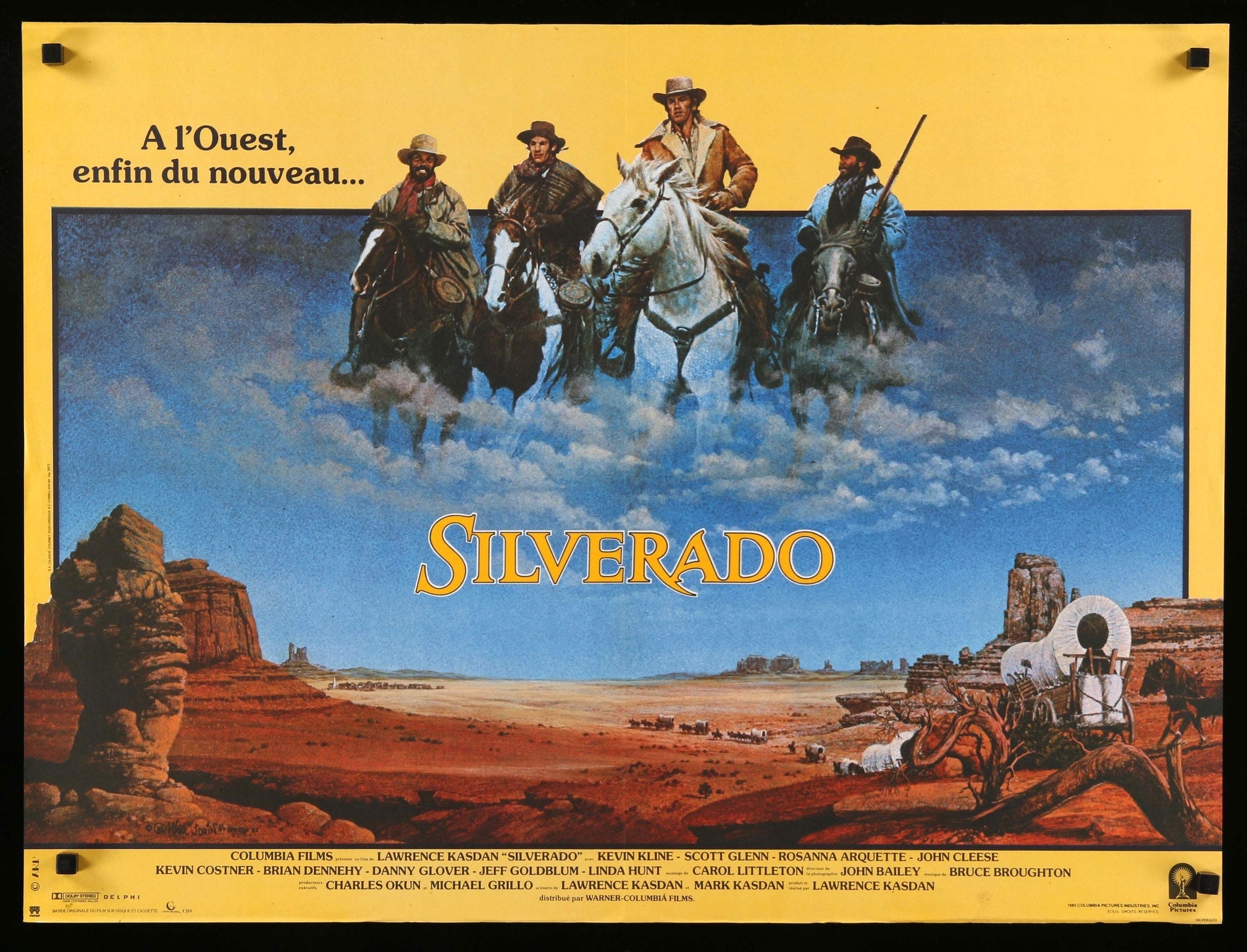 Silverado (1985) original movie poster for sale at Originalfilmart