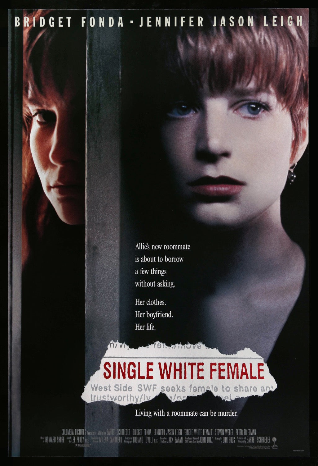 Single White Female (1992) original movie poster for sale at Originalfilmart