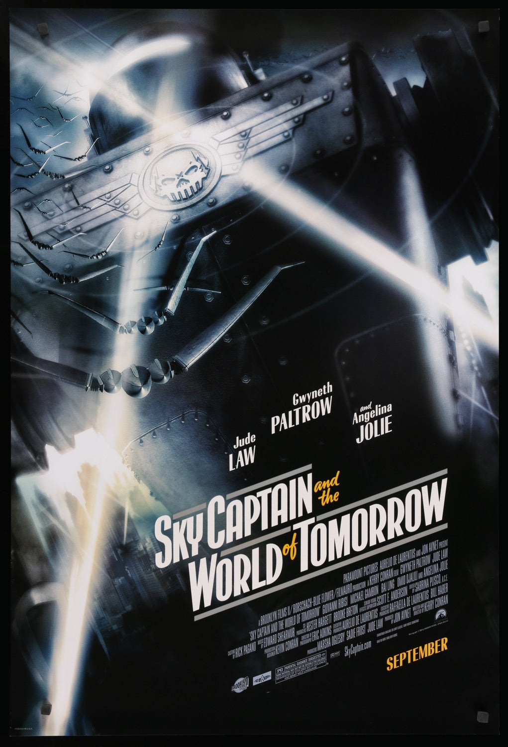 Sky Captain and the World of Tomorrow (2004) original movie poster for sale at Originalfilmart
