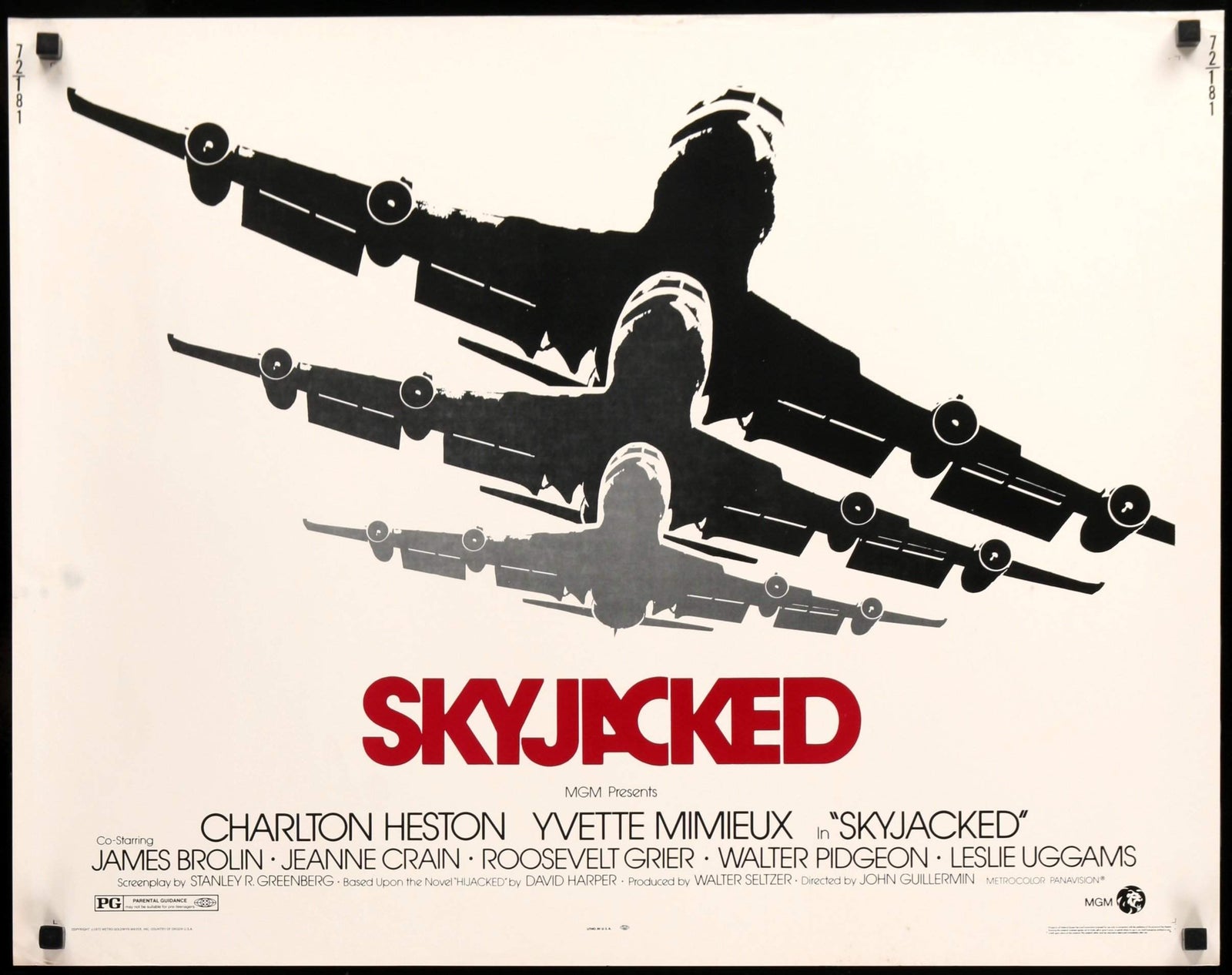 Skyjacked (1972) original movie poster for sale at Originalfilmart