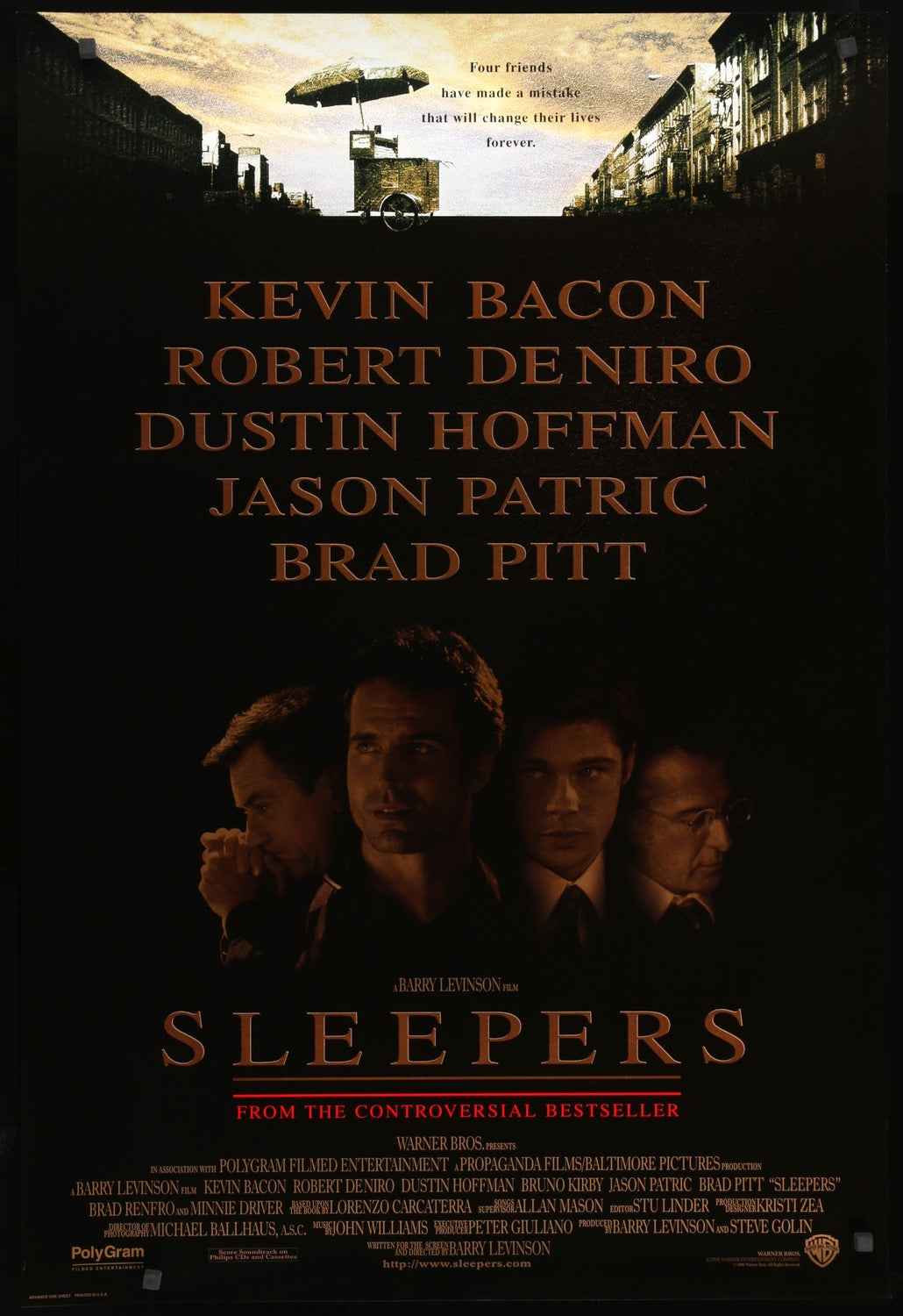 Sleepers (1996) original movie poster for sale at Originalfilmart