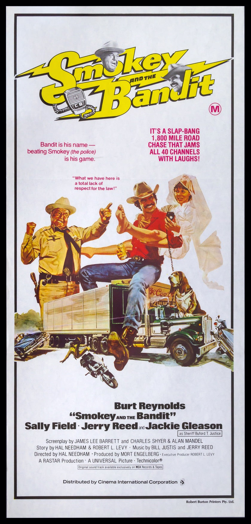 Smokey and the Bandit (1977) original movie poster for sale at Originalfilmart