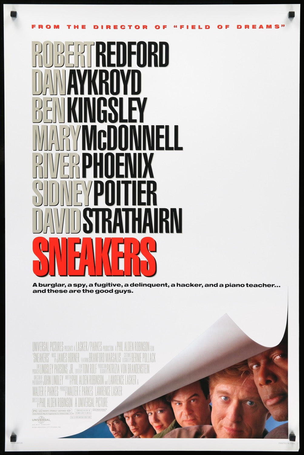 Sneakers (1992) original movie poster for sale at Originalfilmart