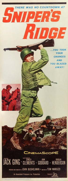 Sniper's Ridge (1961) original movie poster for sale at Originalfilmart
