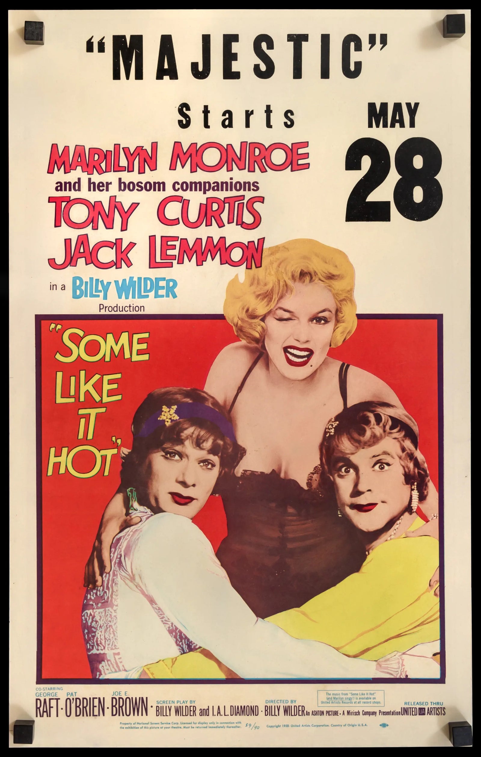 Some Like It Hot (1959) original movie poster for sale at Originalfilmart