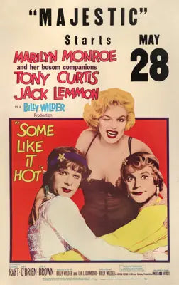 Some Like It Hot (1959) original movie poster for sale at Originalfilmart