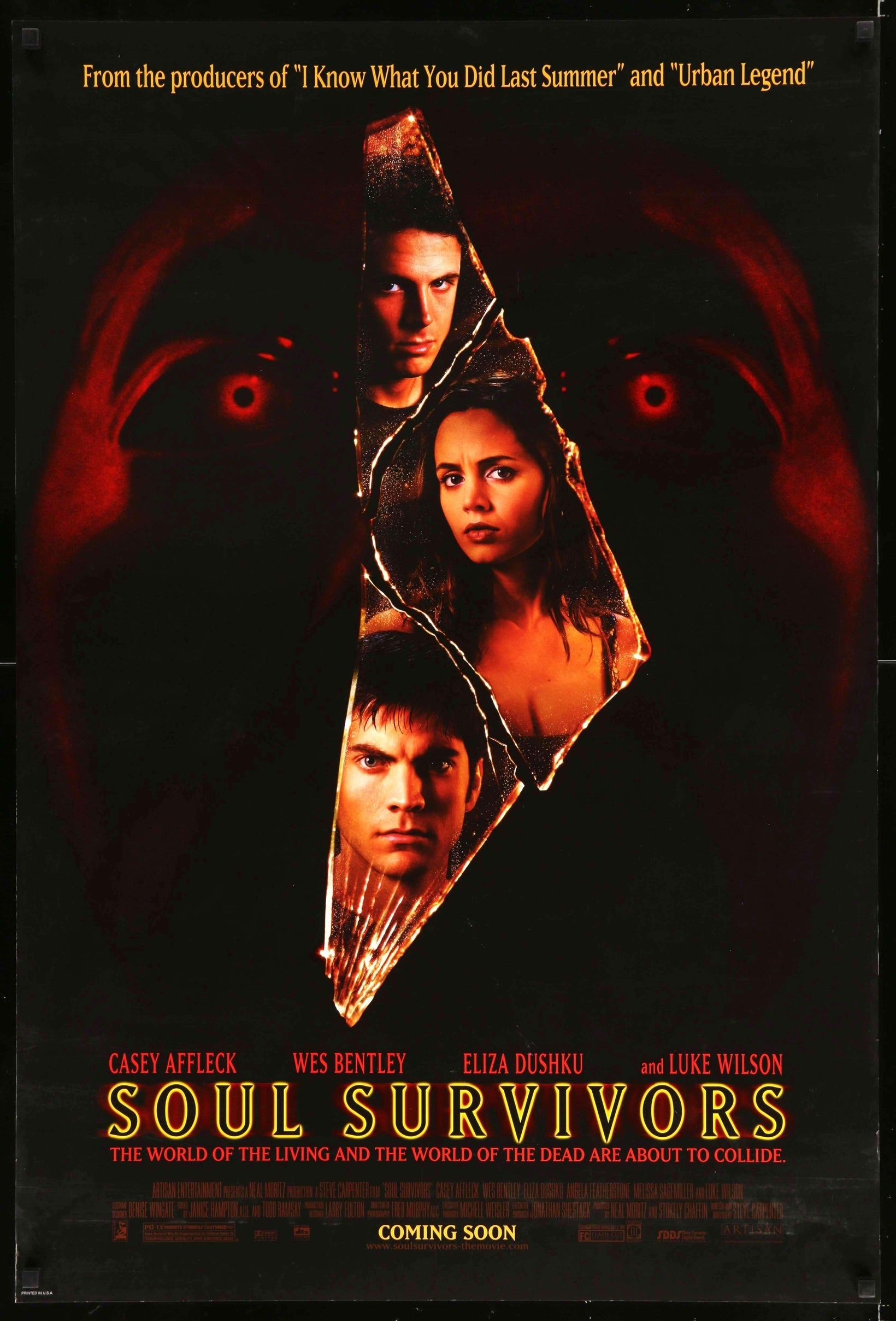 Soul Survivors (2001) original movie poster for sale at Originalfilmart