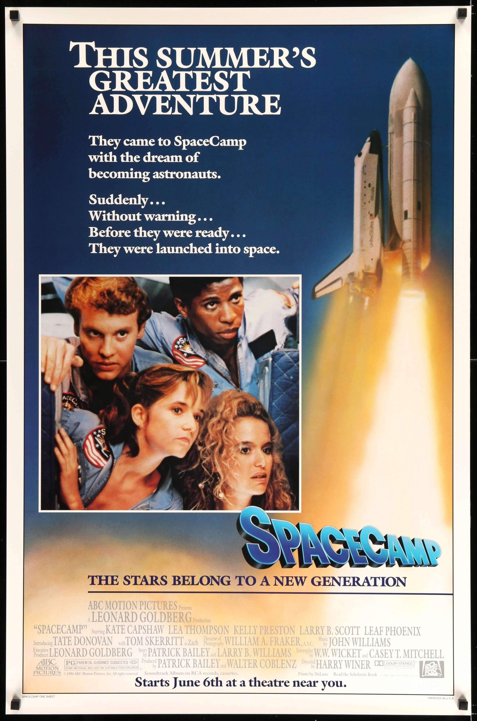 SpaceCamp (1986) original movie poster for sale at Originalfilmart