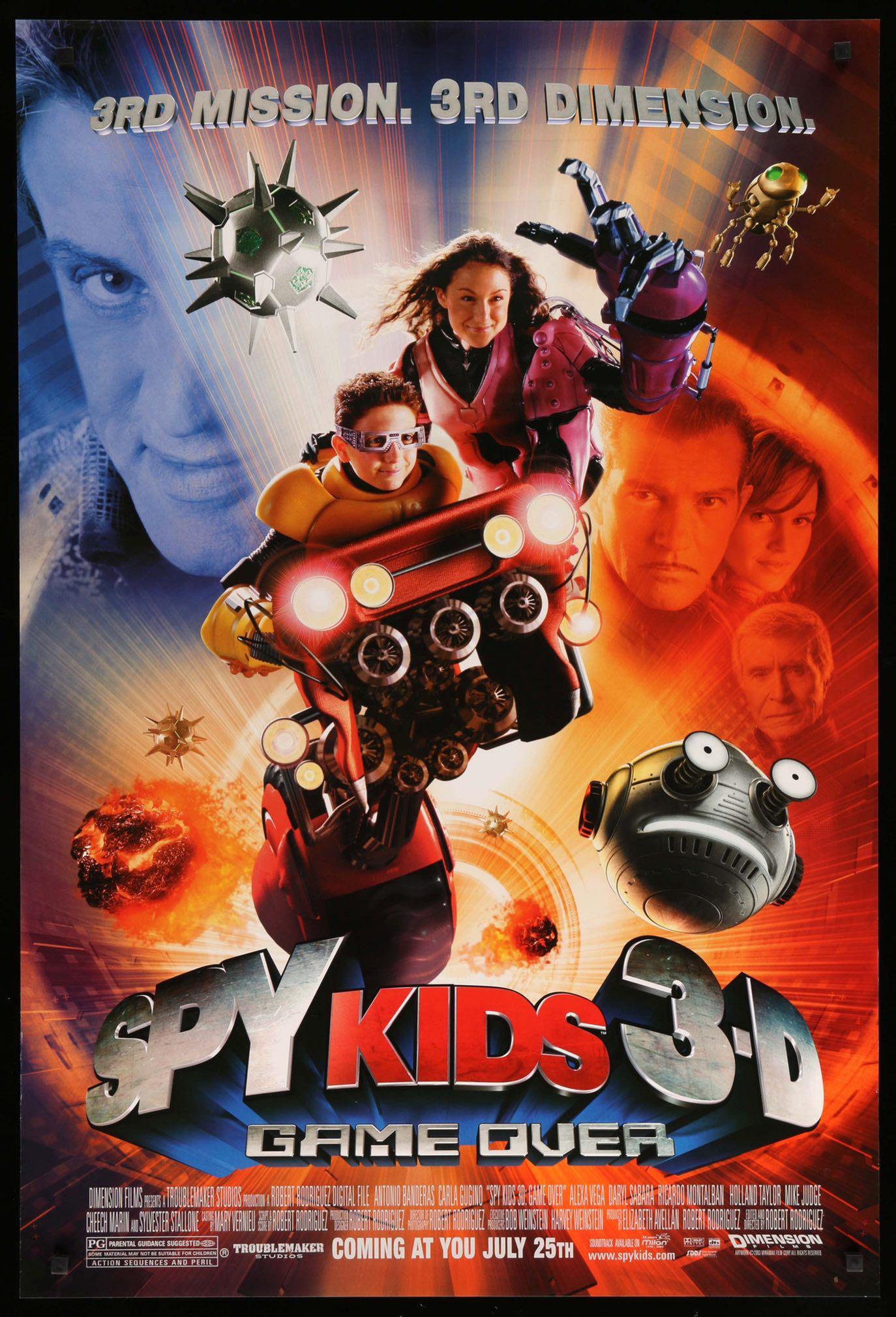 Spy Kids 3-D: Game Over (2003) original movie poster for sale at Originalfilmart