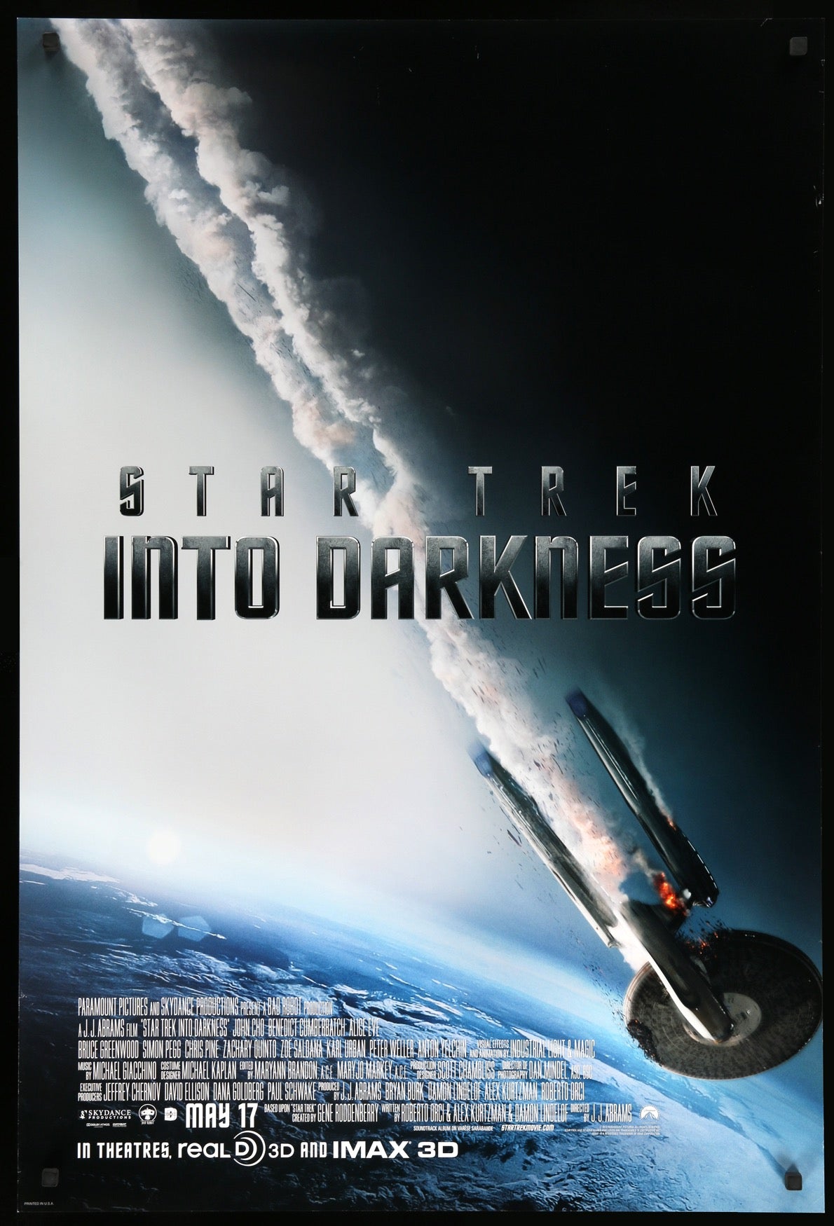 Star Trek Into Darkness (2013) original movie poster for sale at Originalfilmart