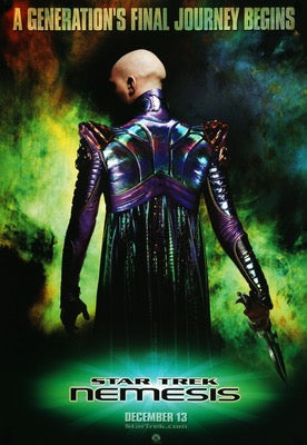Star Trek: Nemesis (2002) original movie poster for sale at Originalfilmart