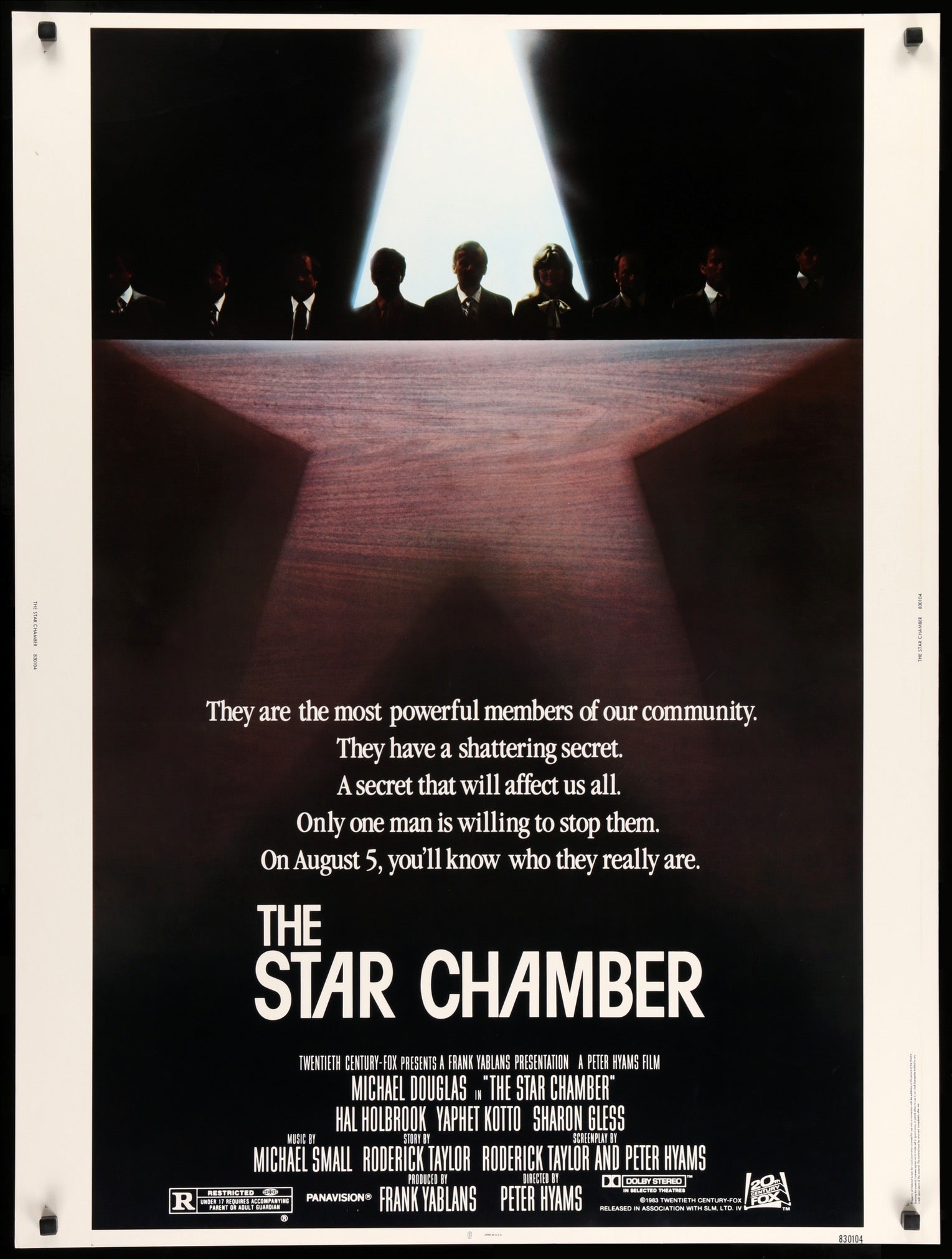 Star Chamber (1983) original movie poster for sale at Originalfilmart