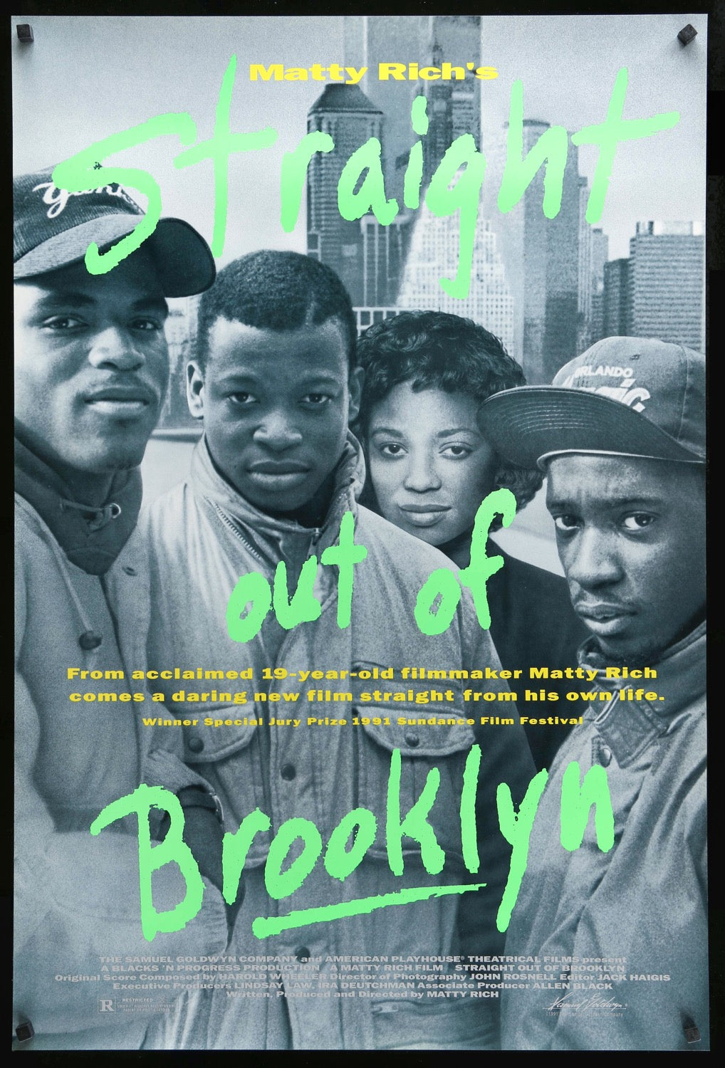Straight Out of Brooklyn (1991) original movie poster for sale at Originalfilmart