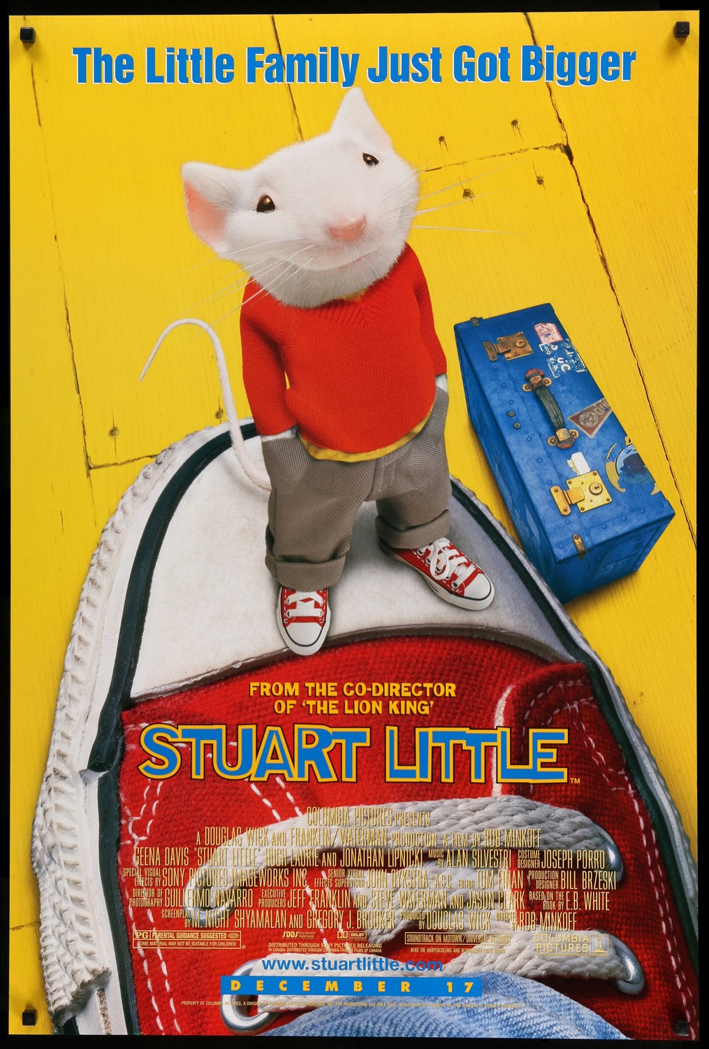 Stuart Little (1999) original movie poster for sale at Originalfilmart
