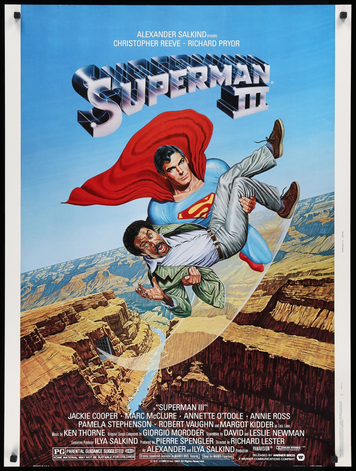 Superman III (1983) original movie poster for sale at Originalfilmart