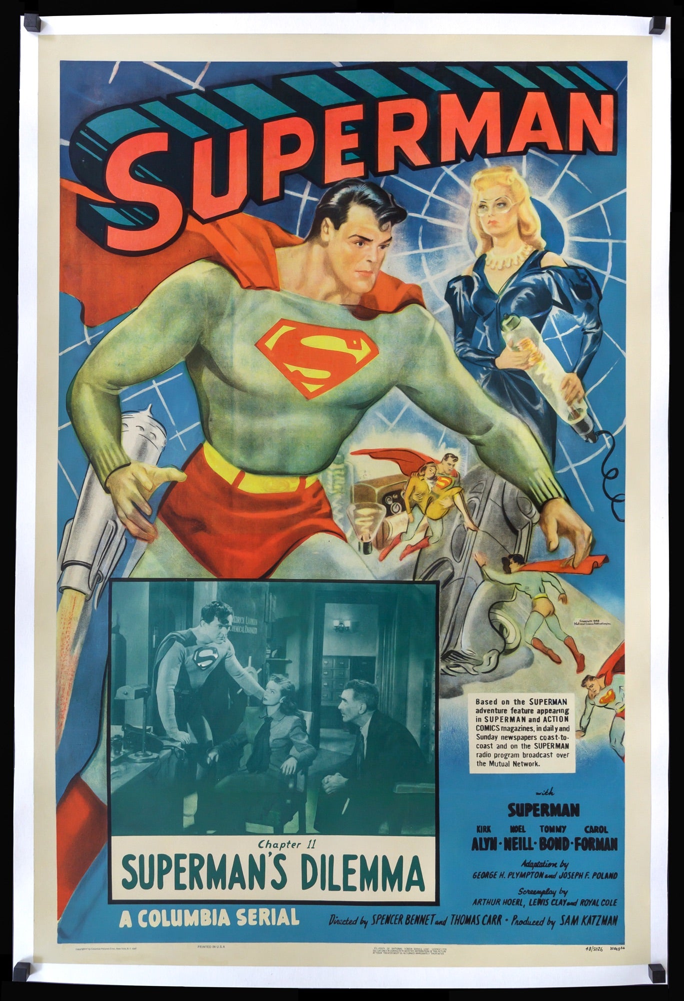 Superman (1948) original movie poster for sale at Originalfilmart