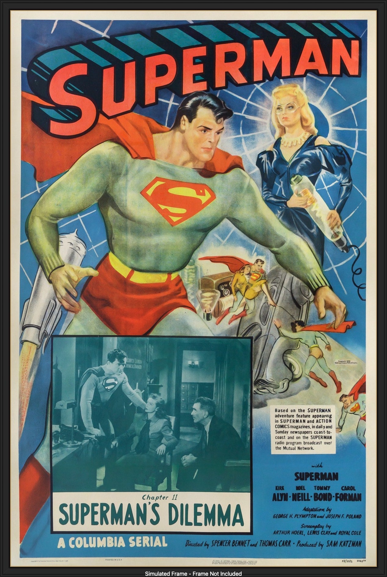 Superman (1948) original movie poster for sale at Originalfilmart