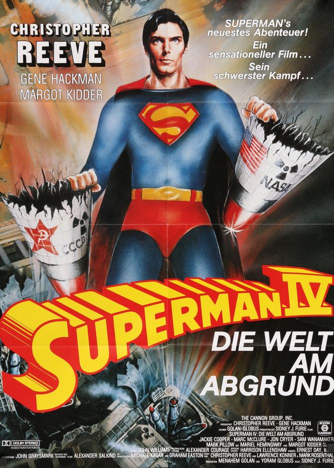 Superman IV: The Quest For Peace (1987) original movie poster for sale at Originalfilmart