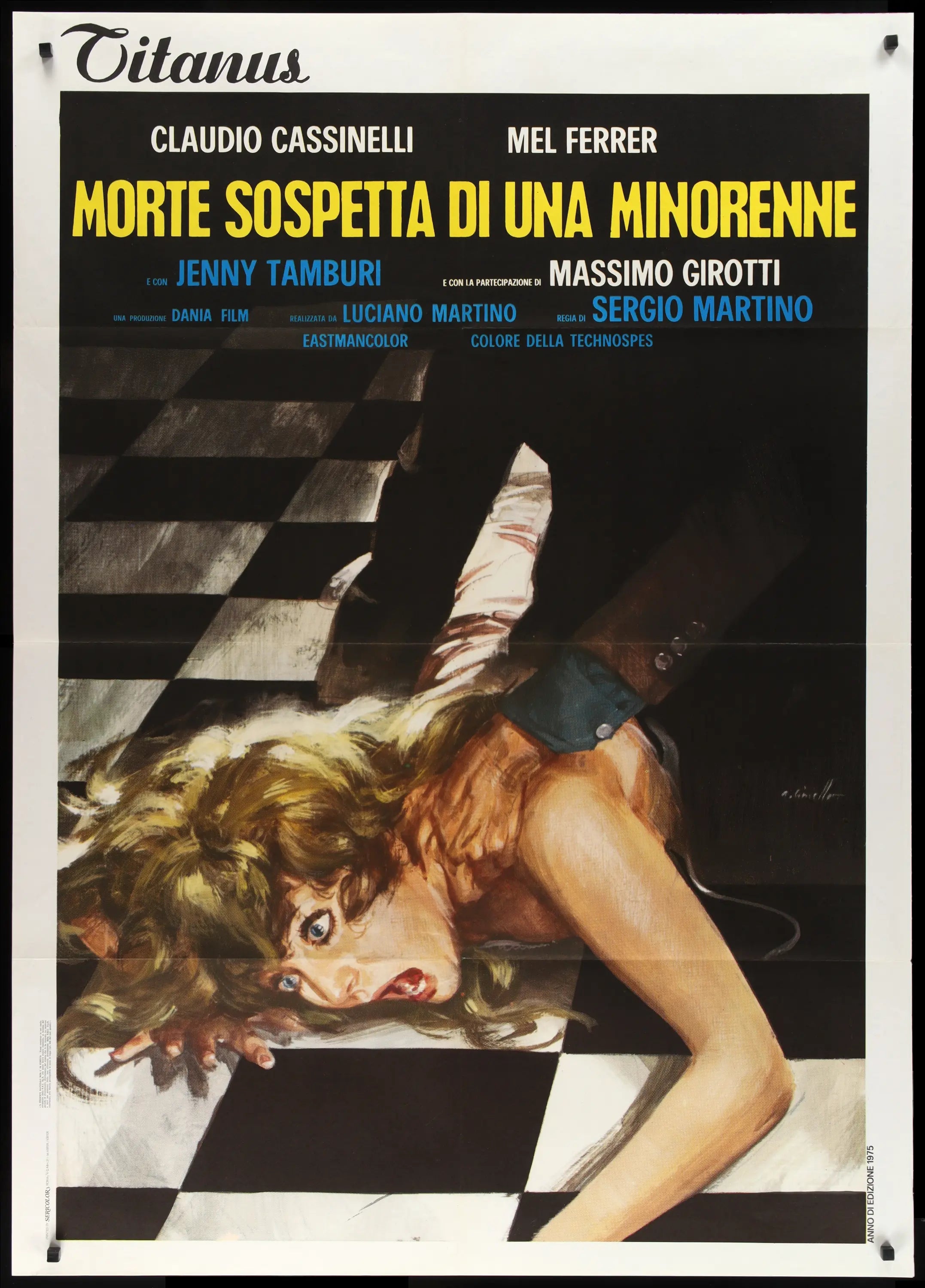 Suspicious Death of a Minor (1975) original movie poster for sale at Originalfilmart
