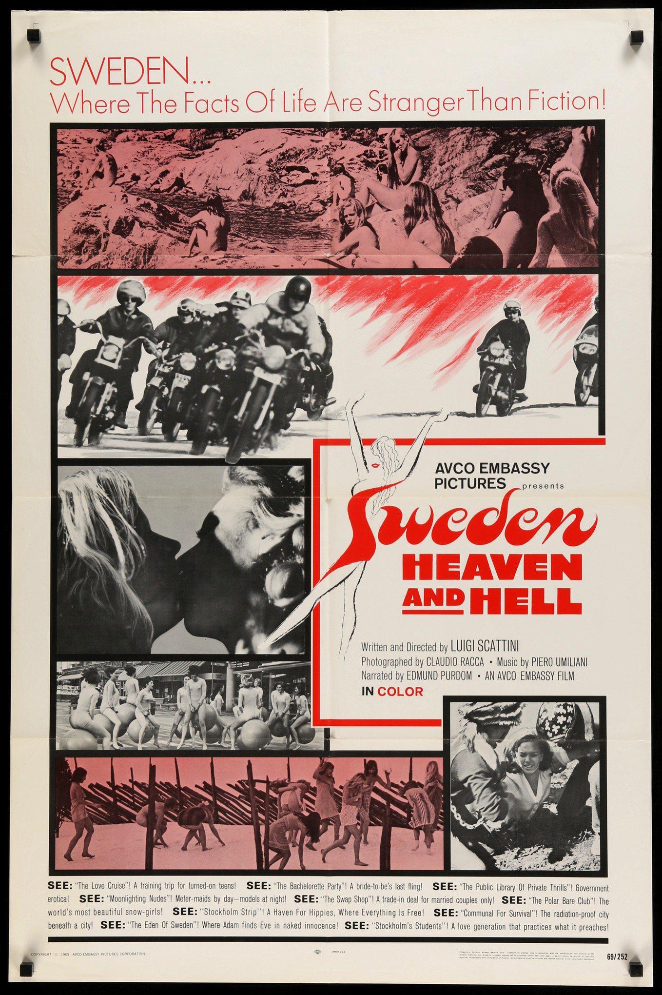 Sweden: Heaven and Hell (1968) original movie poster for sale at Originalfilmart