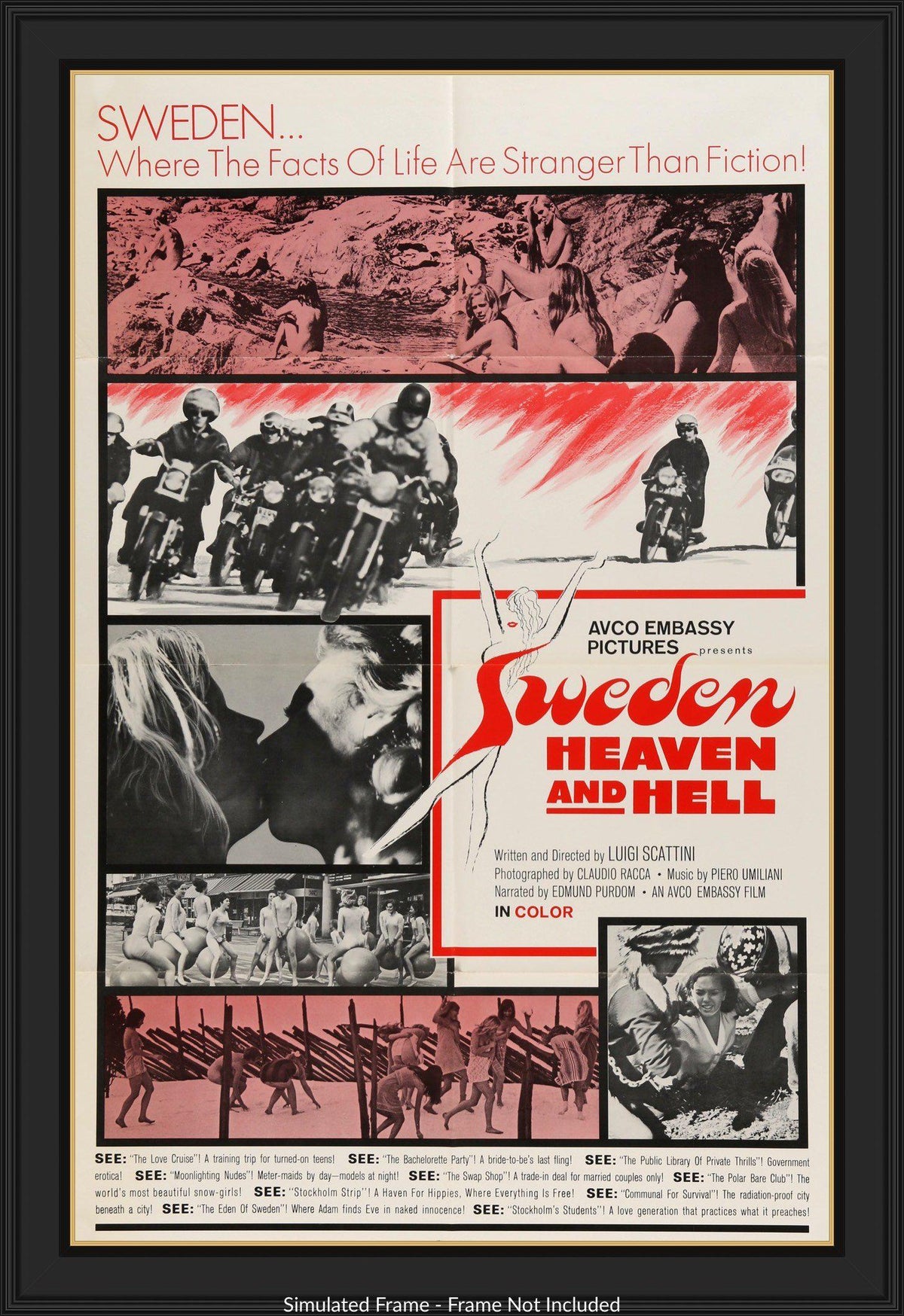 Sweden: Heaven and Hell (1968) original movie poster for sale at Originalfilmart