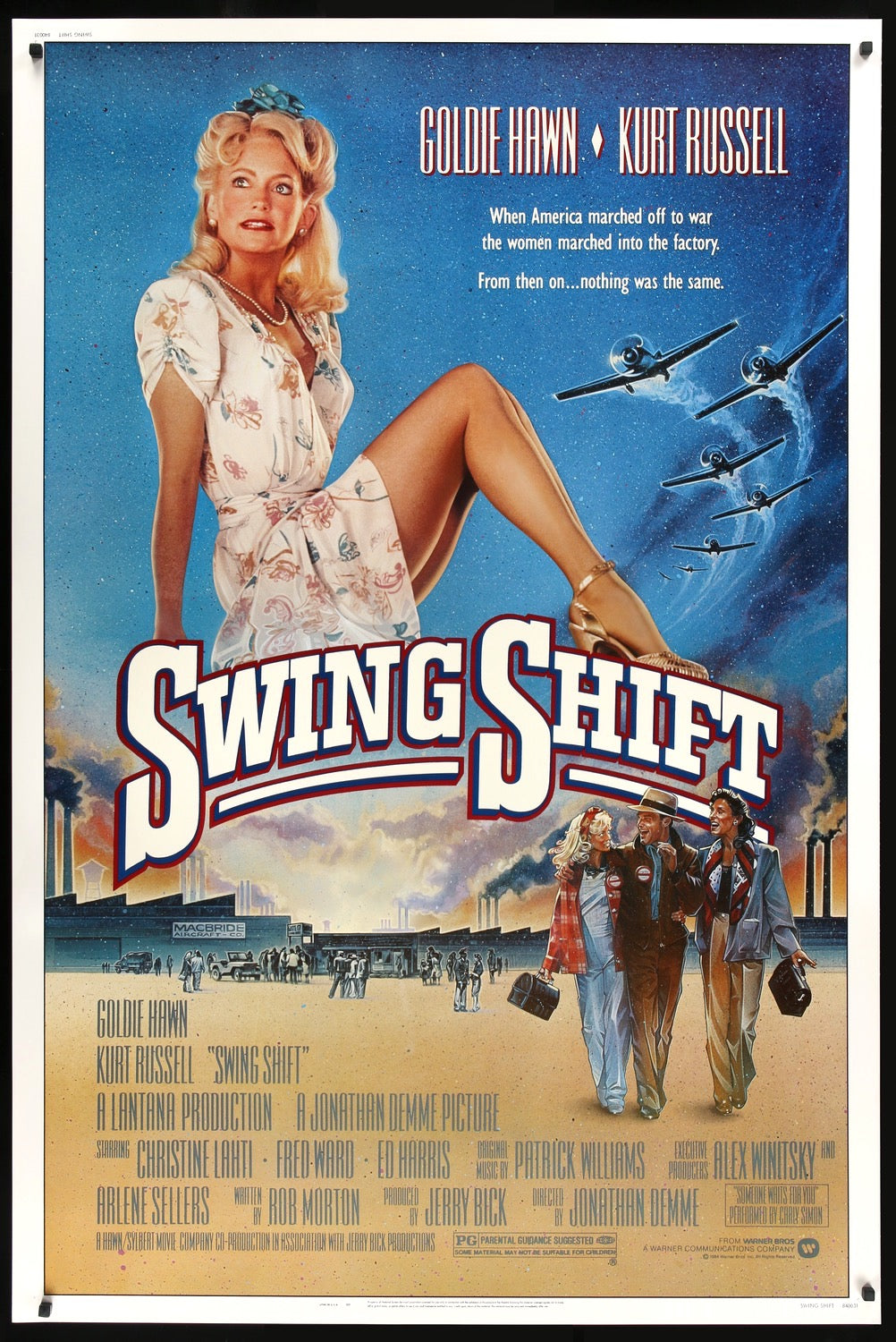 Swing Shift (1984) original movie poster for sale at Originalfilmart