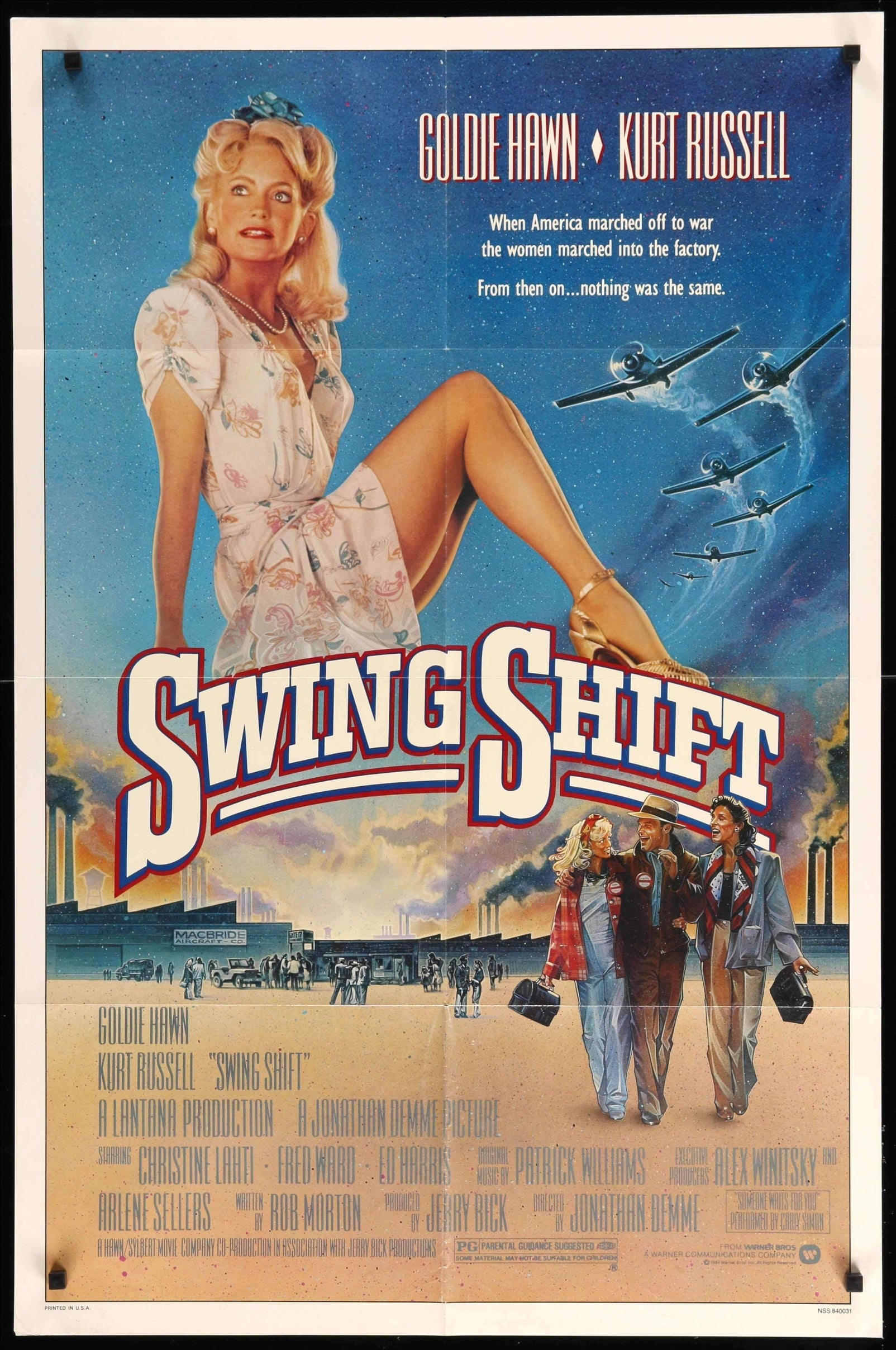 Swing Shift (1984) original movie poster for sale at Originalfilmart